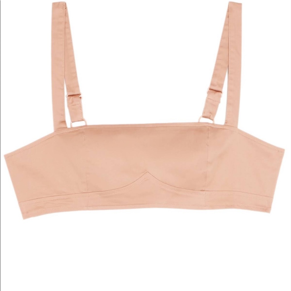 Danielle Bernstein Poplin Bra Top NWT - Picture 2 of 6